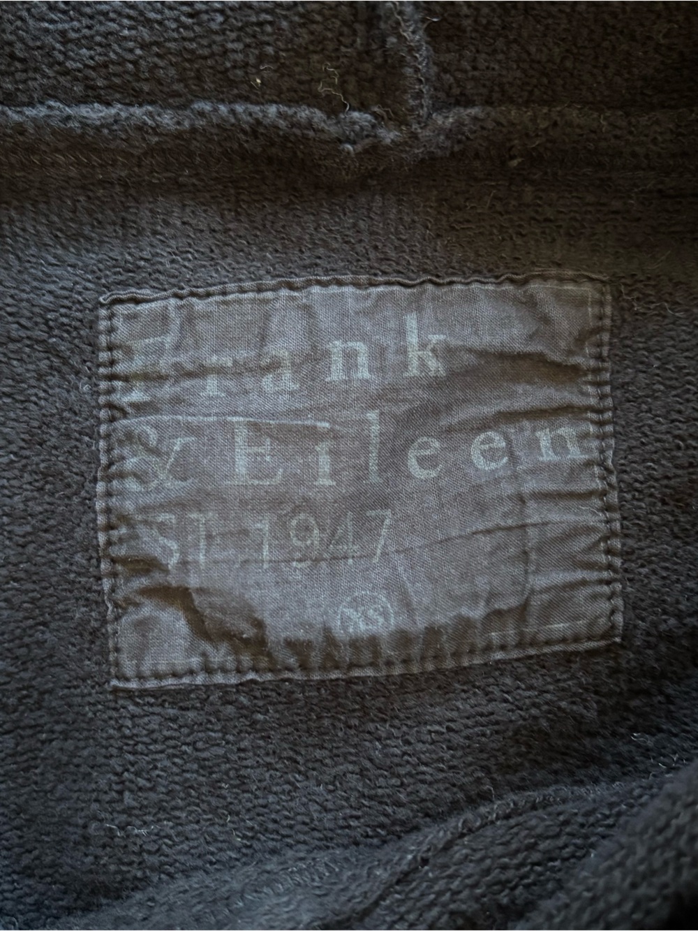 Frank & Eileen Kane Black Triple Fleece Sweater - Picture 8 of 9